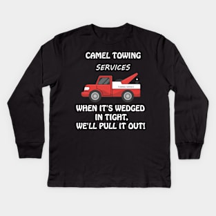 Funny Camel Towing Services T-Shirt Kids Long Sleeve T-Shirt